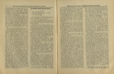 Booklet, Ballarat School of Mines, Student Magazine, First Term, 1908