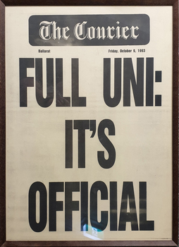 Ballarat Courier Poster