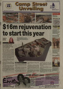 Newspaper Supplement, Ballarat Courier Supplement: Camp Street Unveiling, 24/08/2000