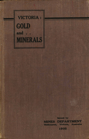 Book, Victoria: Gold and Minerals, 1935