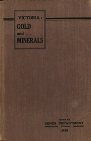 Book, Victoria: Gold and Minerals, 1935, 1935