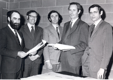 Photograph - Black and White, Staff of the Ballarat Institute of Advanced Education, 1973, 1973