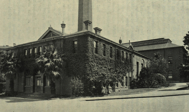 Photograph - black and white, Mines Department Laboratory, Melbourne