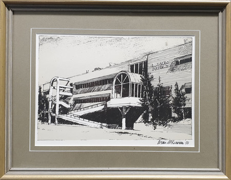 Drawing of a building 