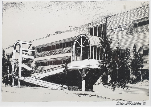 Drawing of the M.B. John Building