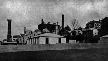 Photograph - Black and White, Ballarat School of Mines from the north-east corner, c1917