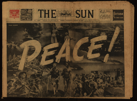 A broadsheet newspaper