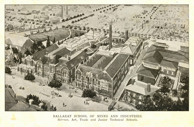 Plan - Image, Ballarat School of Mines (Birds Eye View)