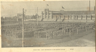 Image, Jubilee Week: Cadet demonstrations in the Exhibitions Grounds, 1898