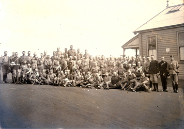 Photograph - Black and White, Officers of the Volunteer Corps in Australia, 1898