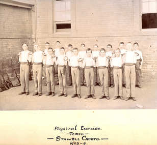 Photograph, Matson and Co, Stawell Volunteer Cadet Corps, 1903, 1900-1904
