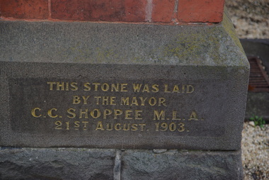 Photograph - Photograph - Colour, Foundation Stone for the Former Ballarat Court House, Camp Street , 2017, 17/08/2017
