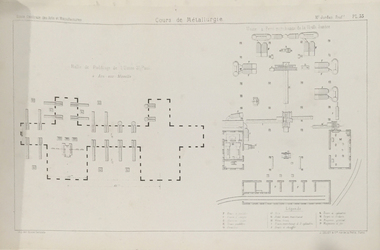 Booklet, Professor Samson Jordon, Cours de Metallurgie (album des planches), c1875