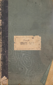 Book, Ballarat School of Mines Rough Minute Book