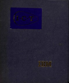 Loose leaf folder, Geoff Biddington, Notes detailing the language of 'Cobol' - computer programme, 1970