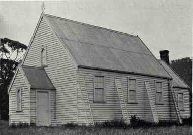Image - Black and White, Union Anglican Church, Scotsburn, c1956