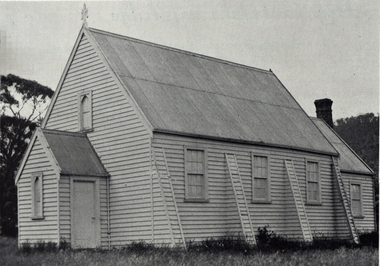 Image - Black and White, Union Anglican Church, Scotsburn, c1956, c1956