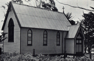 Image - Black and White, St Matthew's, Lal Lal, c1956, c1956