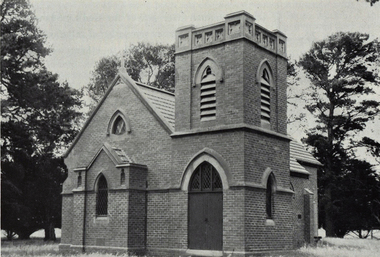 brick church with a steeple