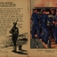 Passage about the Royal Marines and a drawing of Royal Marines at gunnery practice.