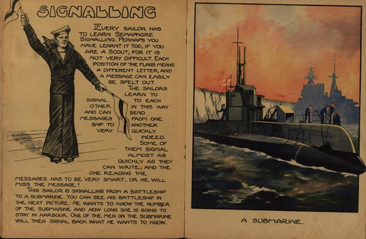 Passage on signalling and painting of a Submarine