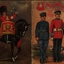 Cover of booklet with title United Services with a painting of three men in different uniforms and on the rear cover a soldier on a horse.