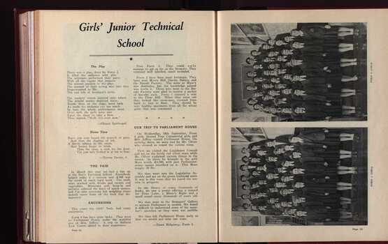 A page from the Ballarat School of Mines Magazine
