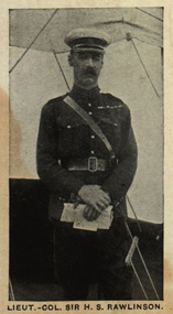 Photograph (black & White), Lieutenant-Colonel Sir Henry Seymour Rawlinson, 1st Baron Rawlinson - South Africa