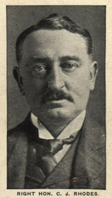 Photograph (black & White), Right Honorable Cecil John Rhodes - South Africa