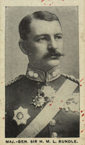 Photograph (black & White), Major General Sir Henry Macleod Lesley Rundle - South Africa