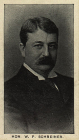 Photograph (black & White), Honourable William Philip Schreiner - South Africa
