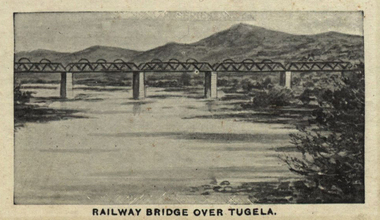 Photograph (black & White), Railway Bridge over Tugela - South Africa