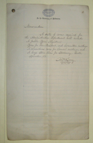 Documents, Lectures at the Ballarat School of Mines, 1888, 1888