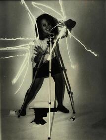 Photograph - Black and White, Untitled [female student]