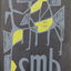 Black, grey and yellow cover to the Ballarat School of Mines Students' Magazine