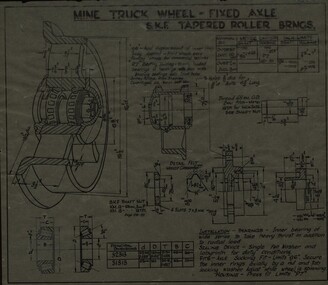 Drawing - Drawings, Geoff Biddington, Engineering Drawings, Early 1950s and Early 1960s