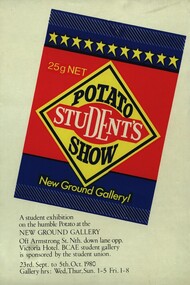 Poster - Posters, Student Art Exhibition Posters - Ballarat College of Advanced Education / University of Ballarat, 1980 to 2007