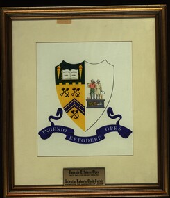 Painting - Image, Ballarat School of Mines Coat of Arms