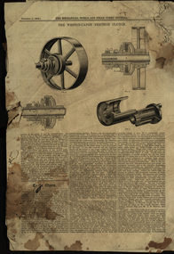 Newspaper, Mechanical World and Steam Users Journal, 1884