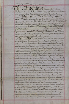 Ballarat School of Mines Indenture, 1877