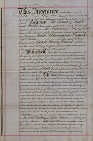 Ballarat School of Mines Indenture, 1877