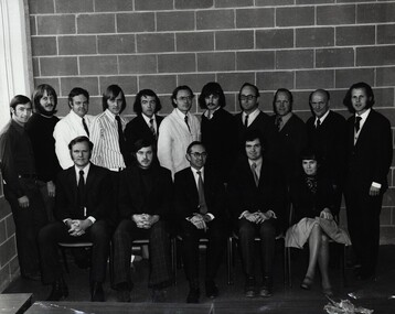 Photograph - Black and White, Members of Staff - Chemistry Department, 1974