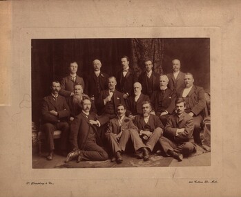 Photograph - Black and White, T. Humphrey & Co, School of Mines Ballarat: Members of Staff