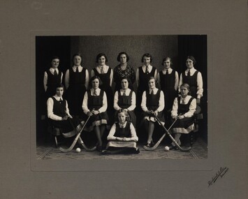 A group of hockey players