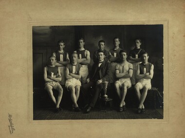 Photograph - Black and White, Junior Technical School Athletics Team, 1920
