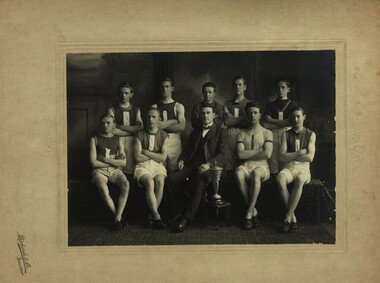 Photograph - Black and White, Junior Technical School Athletics Team, 1920, 1920