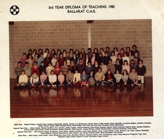 Photograph - Colour, Ballarat College of Advanced Education: 3rd Year Diploma of Teaching, 1982