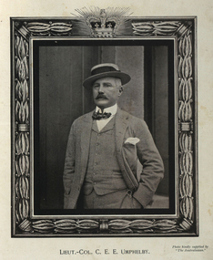 Photograph - black and white, Lieutenant-Colonel Charles Umphelby, 1900