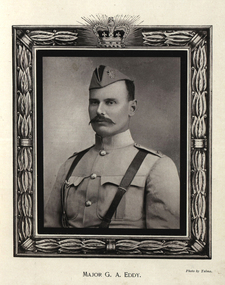 Photograph - black and white, Major George Albert Eddy, 1900