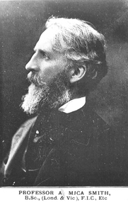 Photograph - Photograph - Black and White, Professor Alfred Mica Smith
